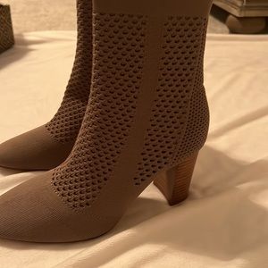 New brown Charles Banker Booties